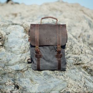 Waxed Canvas Backpack/Laptop Bag